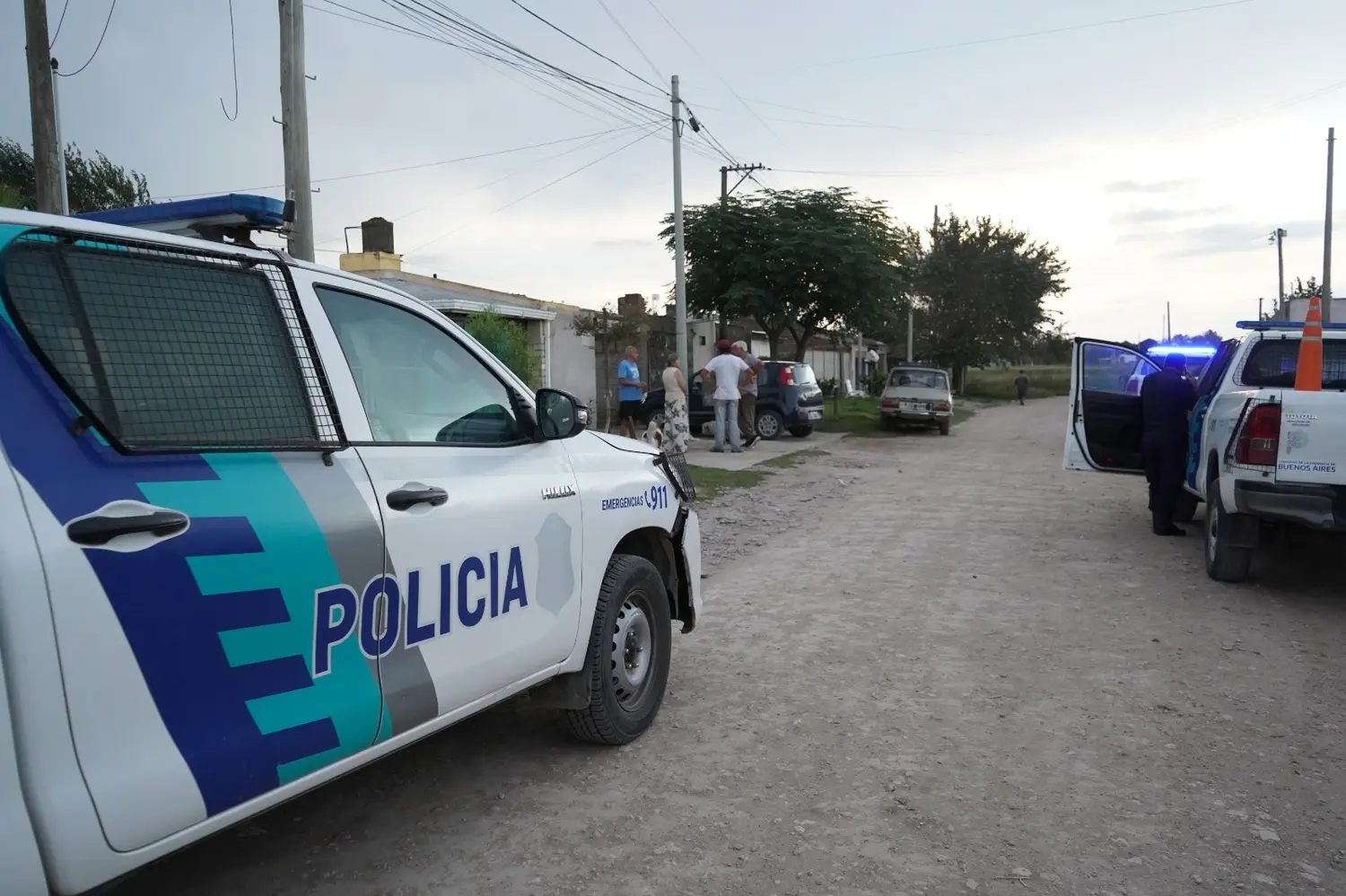 El violento hecho se produjo en calle 81 entre 82 y 84