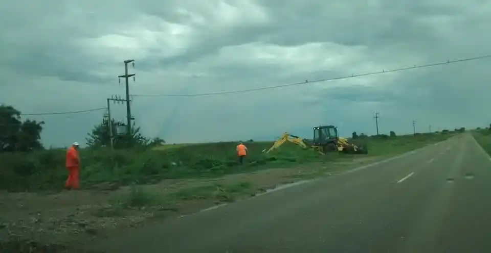 Nuevamente se produjeron peligrosos anegamientos en ruta 131