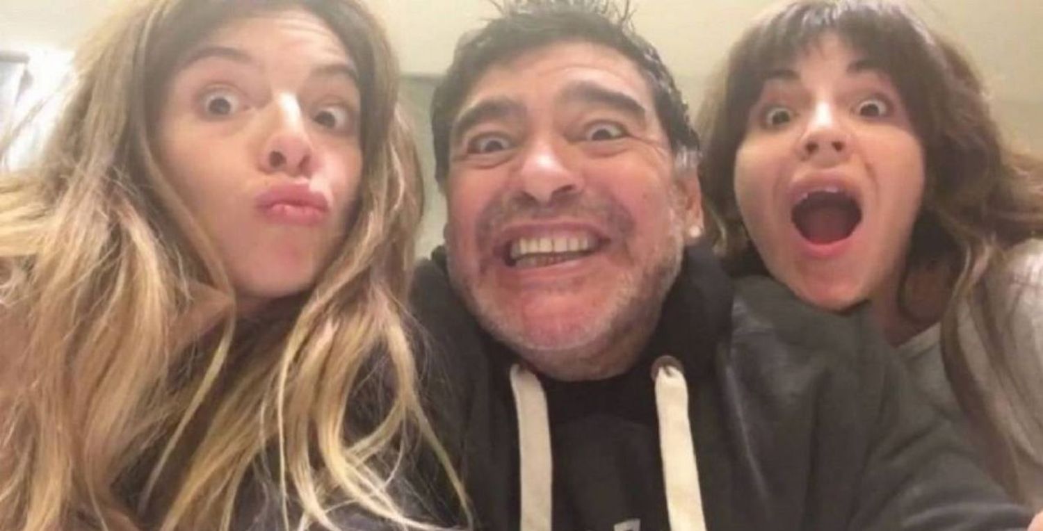 Dalma y Giannina tienen prohibido usar la marca Maradona por la Justica estadounidense