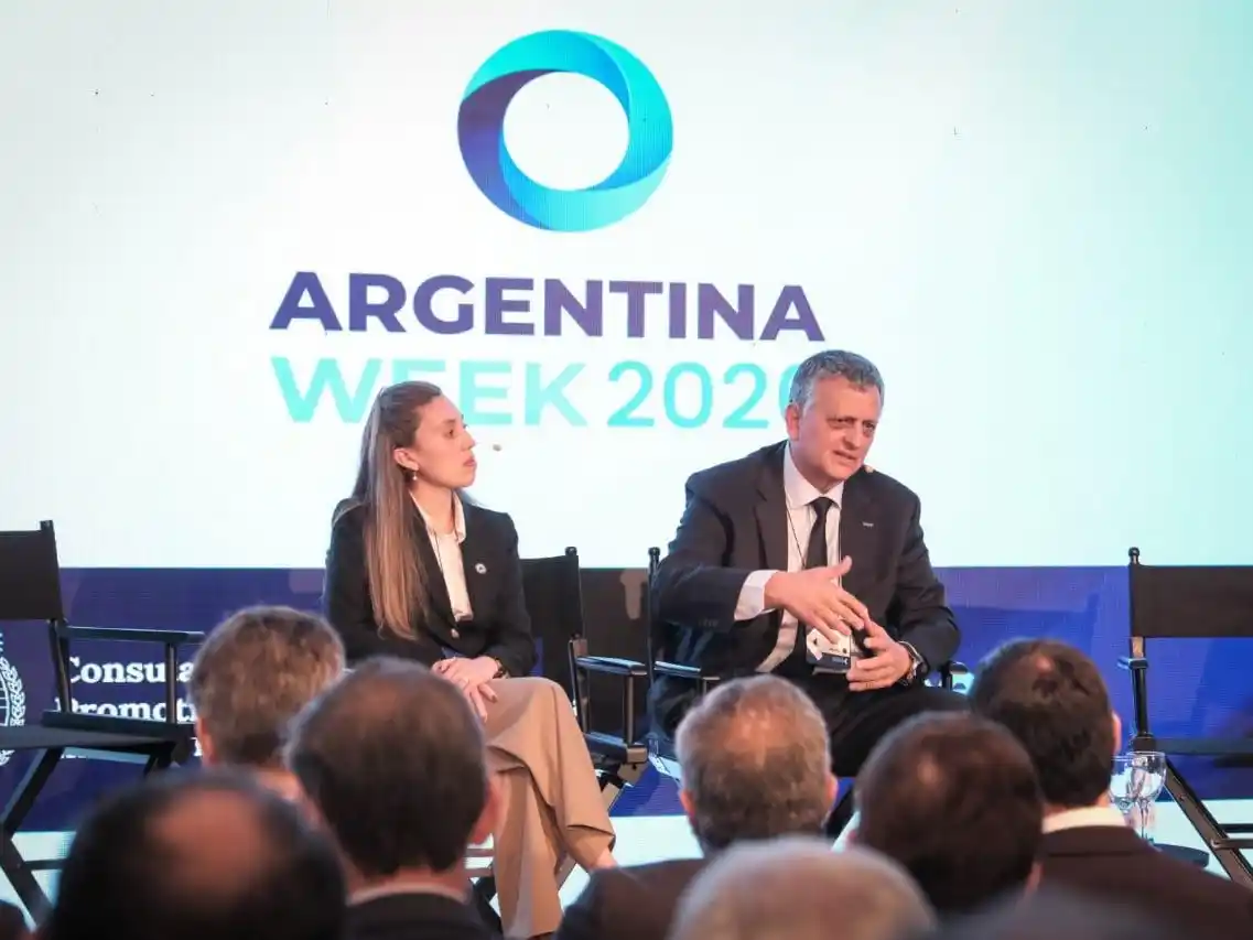 Lider. Horacio Marin, al mando de YPF en el Argentina Week.