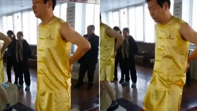 Un hombre levantó 80 kilos de ladrillo con sus testículos