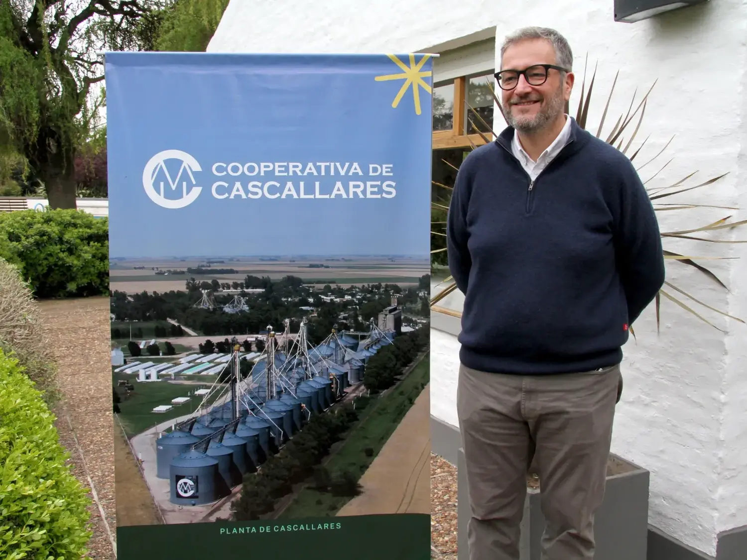 Bertone estuvo en Cascallares en el marco de la visita del consejo directivo de ACA por la gira explicativa de balance