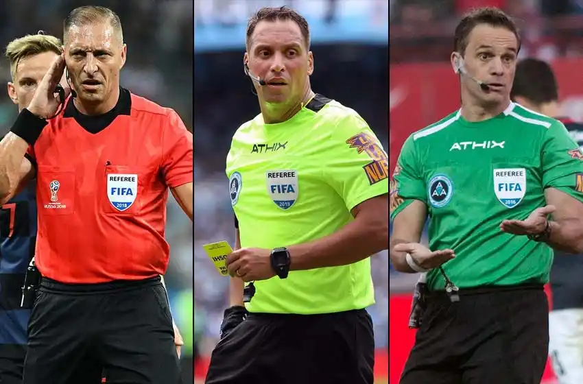 Tres árbitros argentinos fueron designados para la Copa América