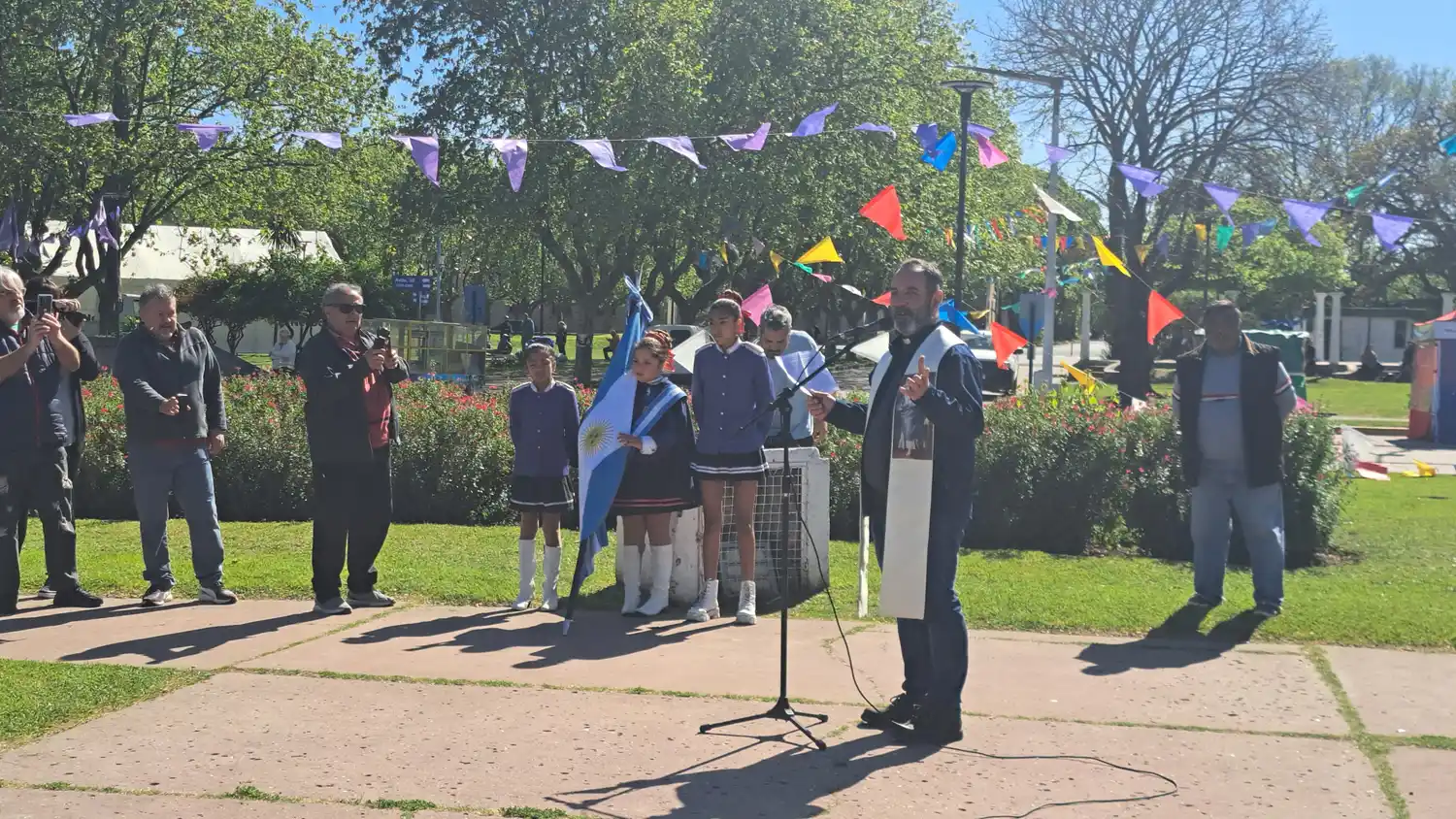 Fernando Mendoza en el acto de este sábado