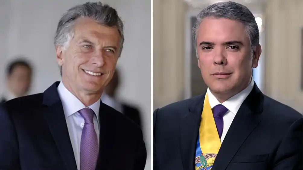 Macri recibe al presidente de Colombia Iván Duque, en visita oficial