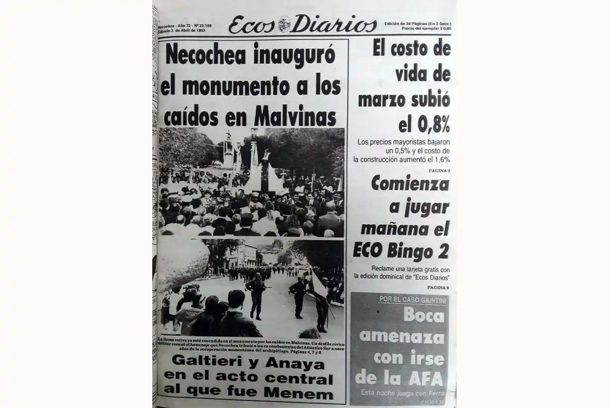Sábado 3 de abril de 1993