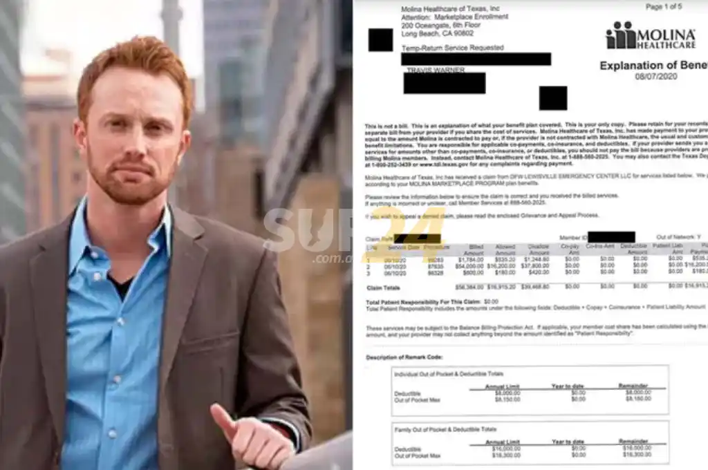 Fue a realizarse un test de Covid-19 y recibió una factura por 56 mil dólares