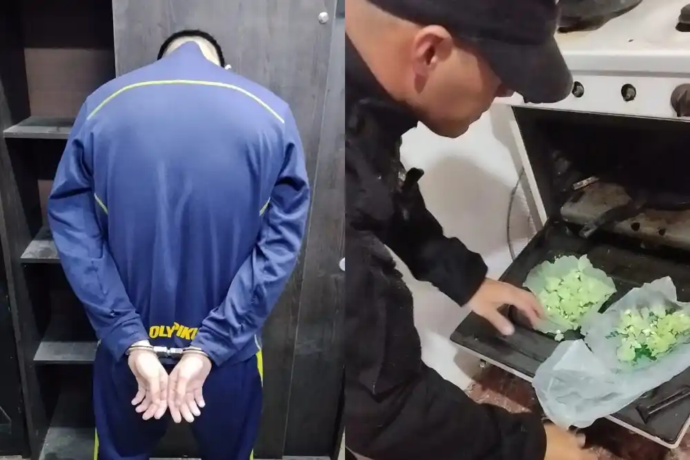 Un detenido y droga secuestrada.