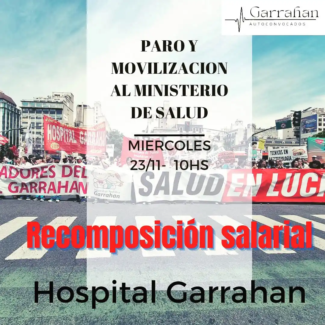 Crisis en salud: Paro y movilización de médicos del Garrahan