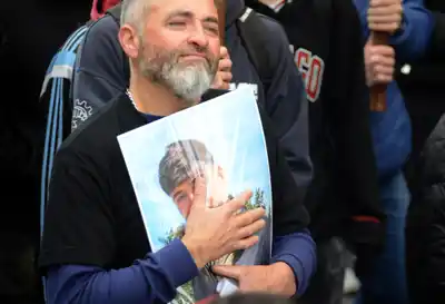 Imágenes de la marcha en pedido de justicia por Iván González.