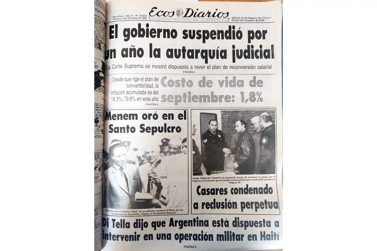 Viernes 4 de Octubre de 1991