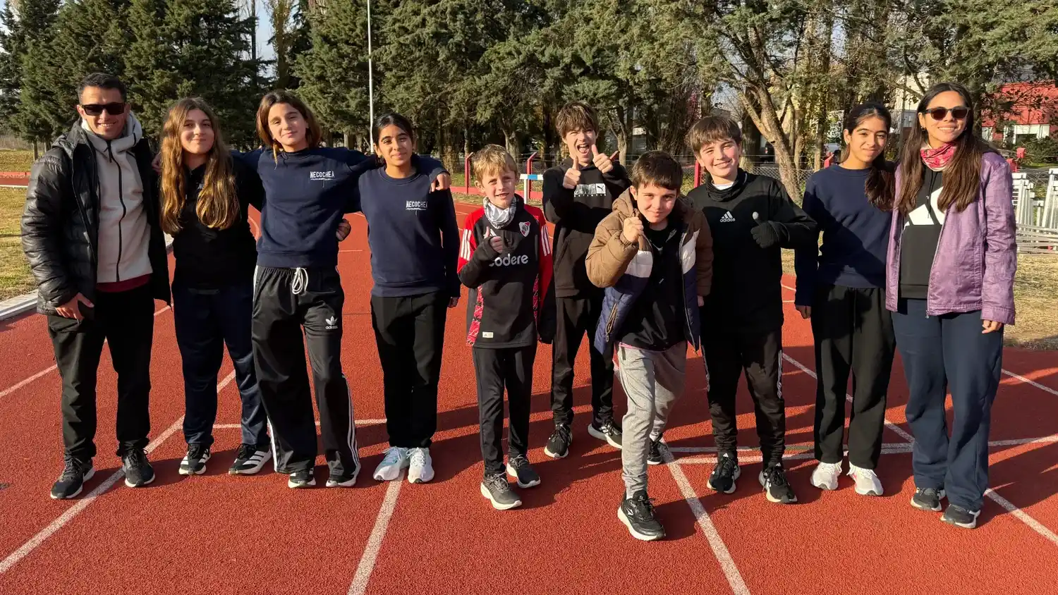 La delegación necochense presente en el Campeonato Provincial U14 de Tandil