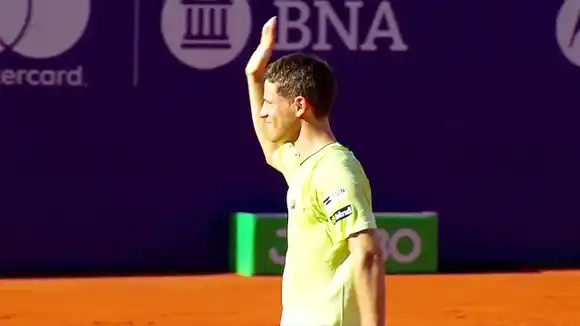 La emotiva despedida de Diego Schwartzman en el Court Guillermo Villas