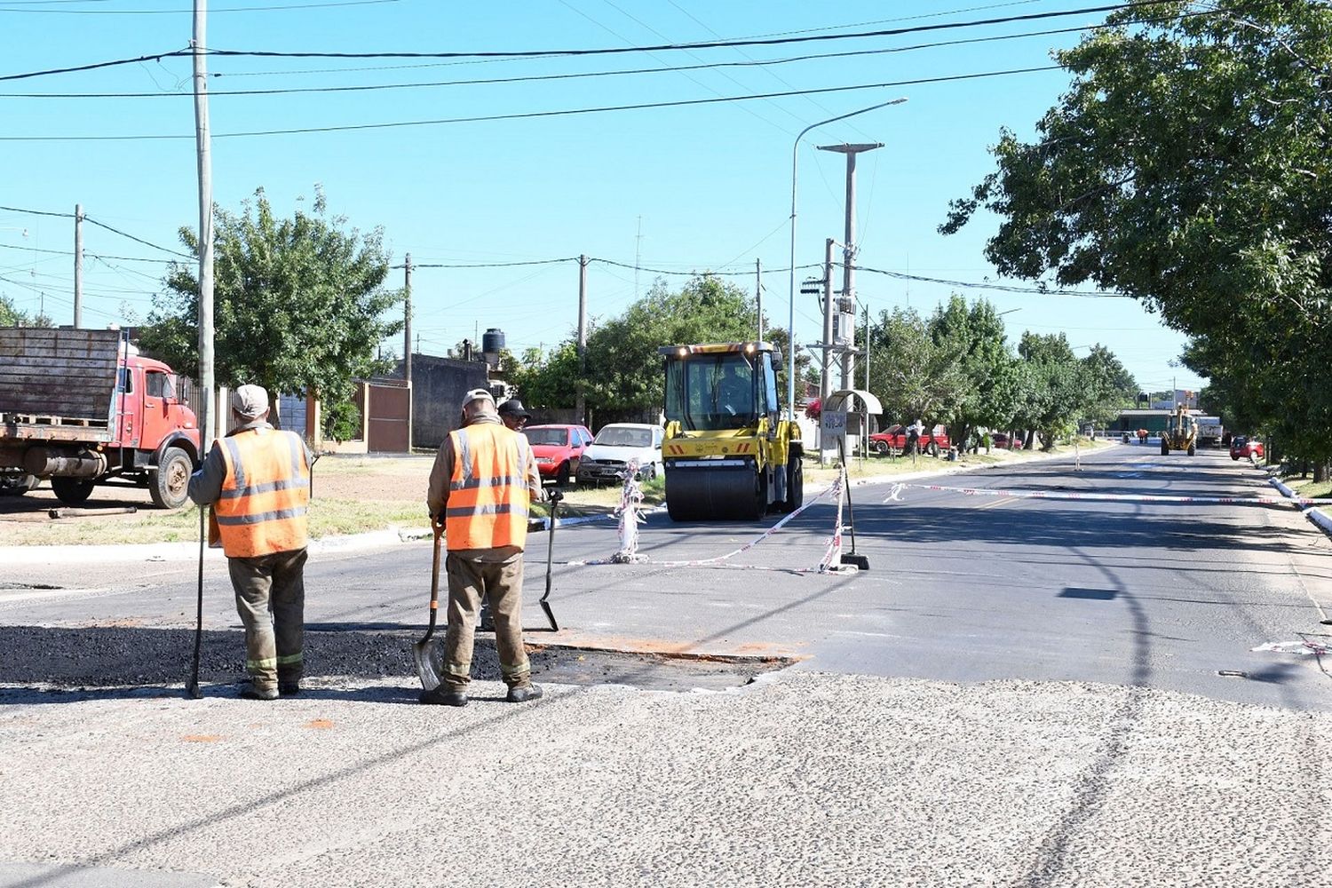 Programa de arreglo y bacheo de calles