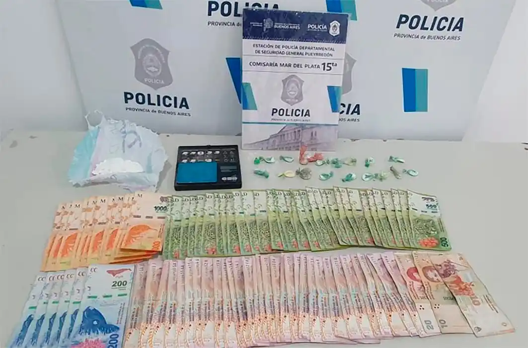 Viven juntos y terminaron heridos: encuentran cocaína y dinero en efectivo dentro de la casa