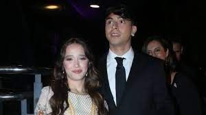 Rusherking y Ángela Torres llegaron juntos a la cena gala que Luis Miguel está dando en La Rural