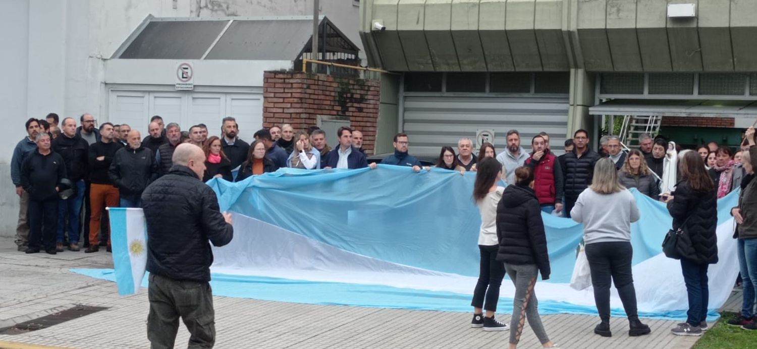 Manifestación empleados de Vicentin