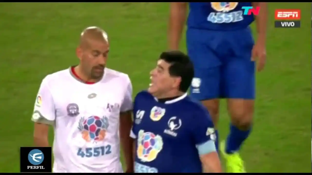 Maradona y Verón se pelearon en Roma