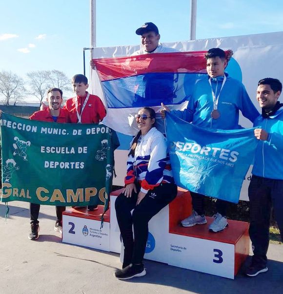 Camposeño con dos medallas en los Juegos Evita