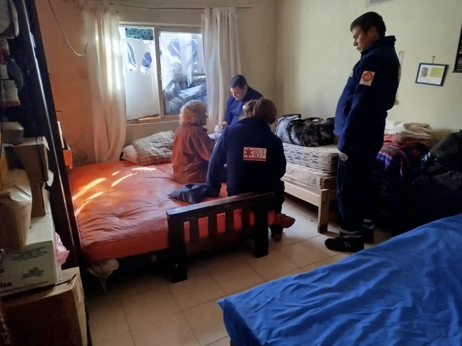 Los adultos mayores vivían en situación de extra vulnerabilidad.