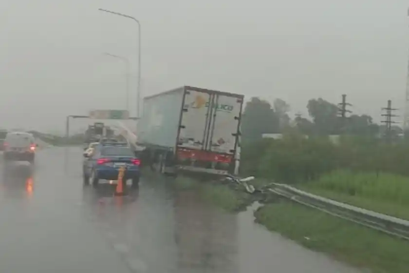 Complicaciones en las rutas de la provincia por el temporal.