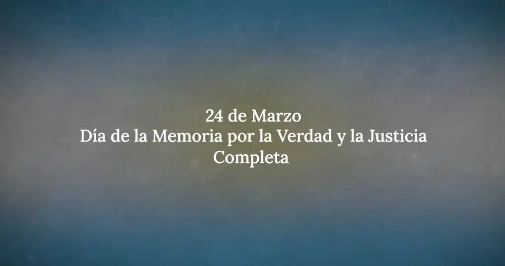 El gobierno prepara el mensaje por los 50 años del Golpe Militar