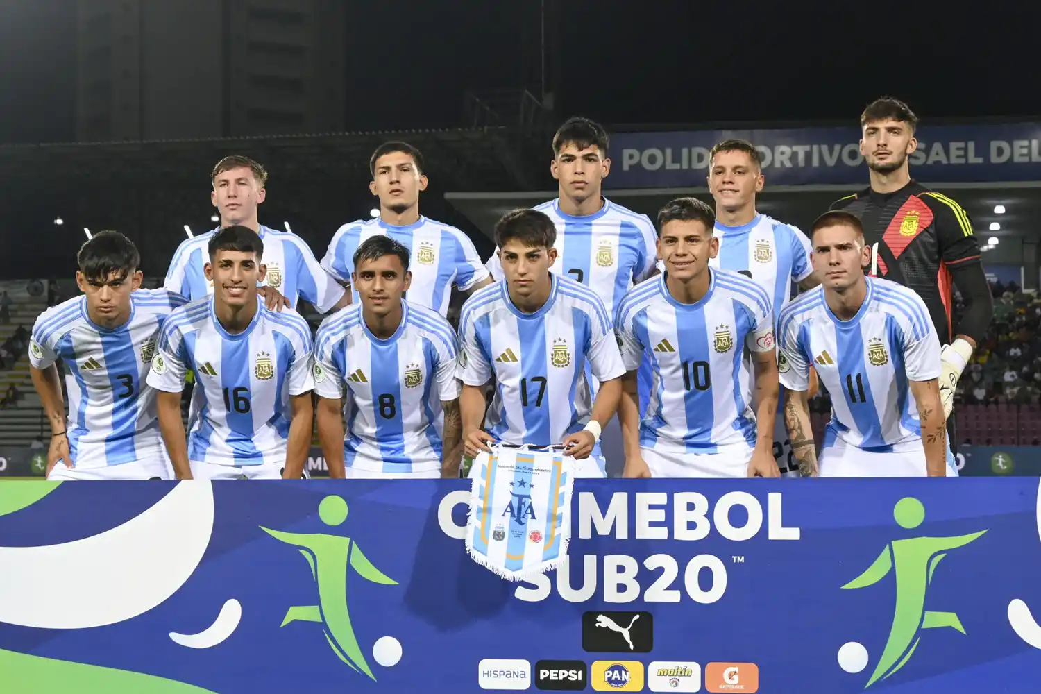 La formación argentina.