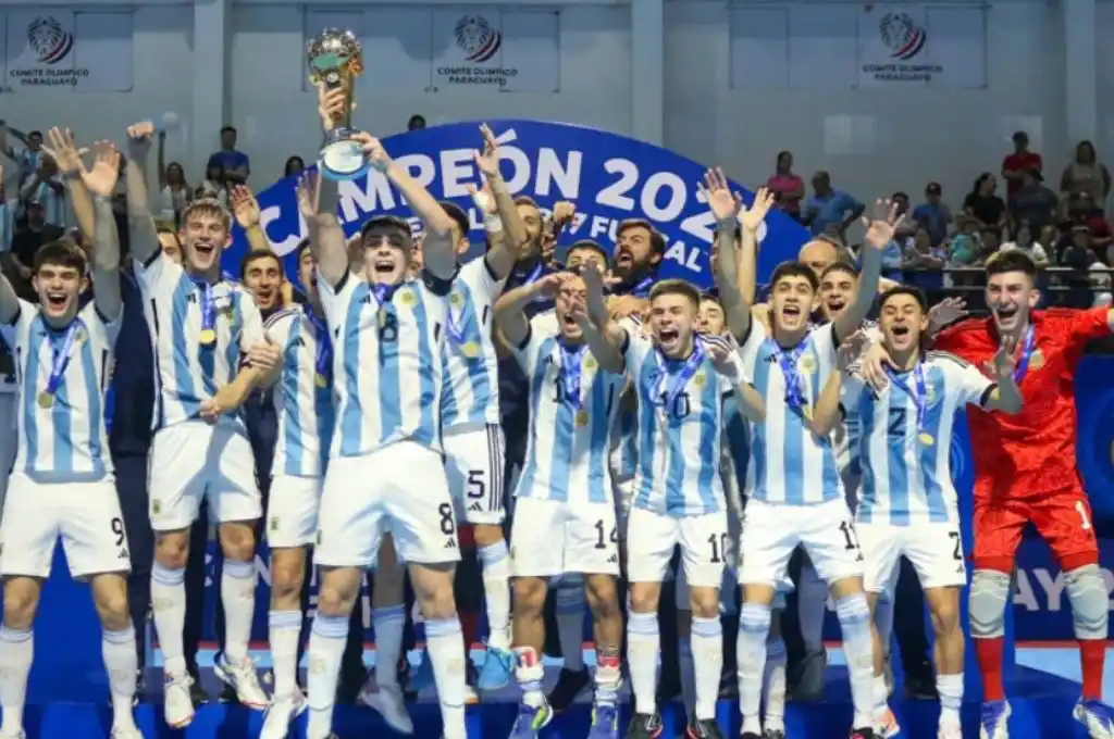 Sudamericano Sub-17 de Futsal: Argentina le ganó a Brasil y se consagró campeón