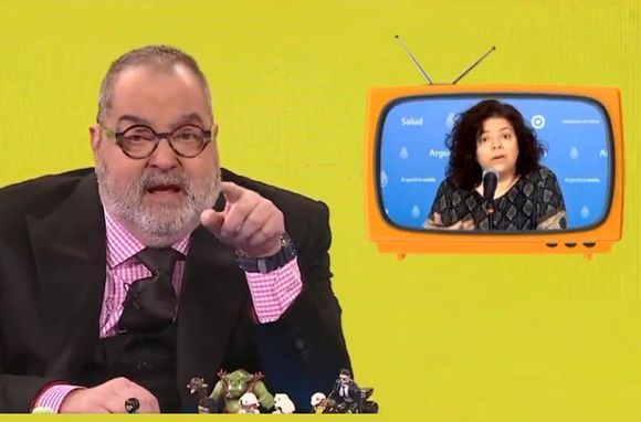 Acusan a Lanata de misógino por burlarse del aspecto físico de la secretaria de Salud de la Nación