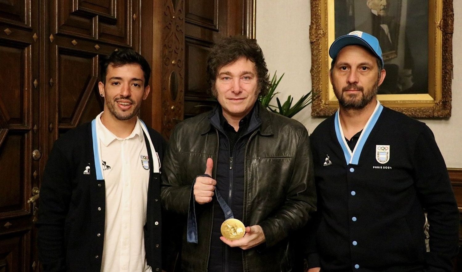 Maligno Torres recibió las felicitaciones del presidente argentino Javier Milei