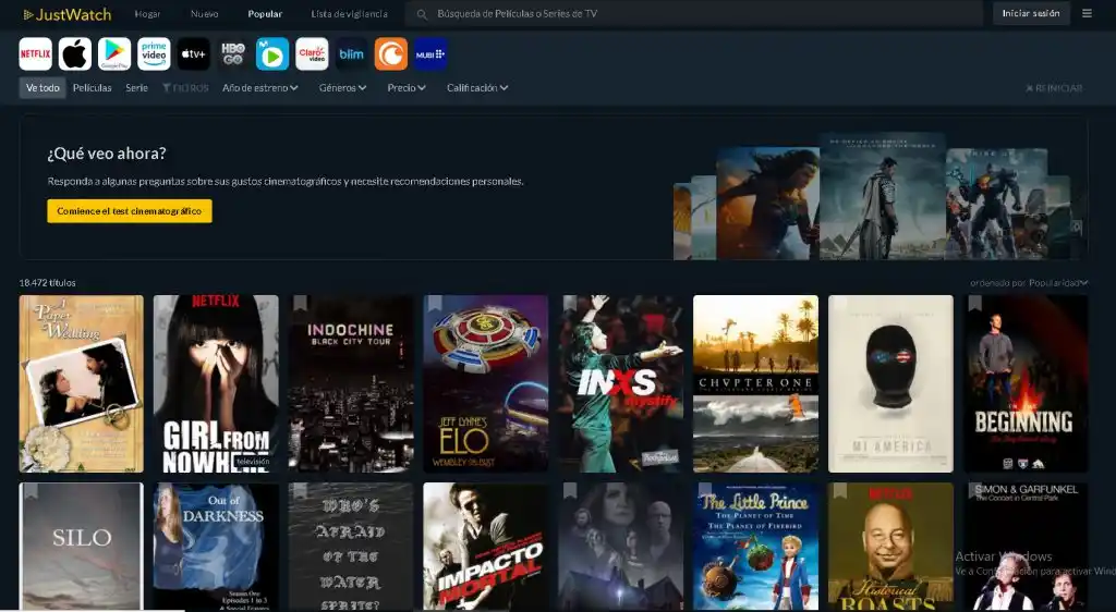 Lanzan en Argentina la popular app de streaming JustWatch