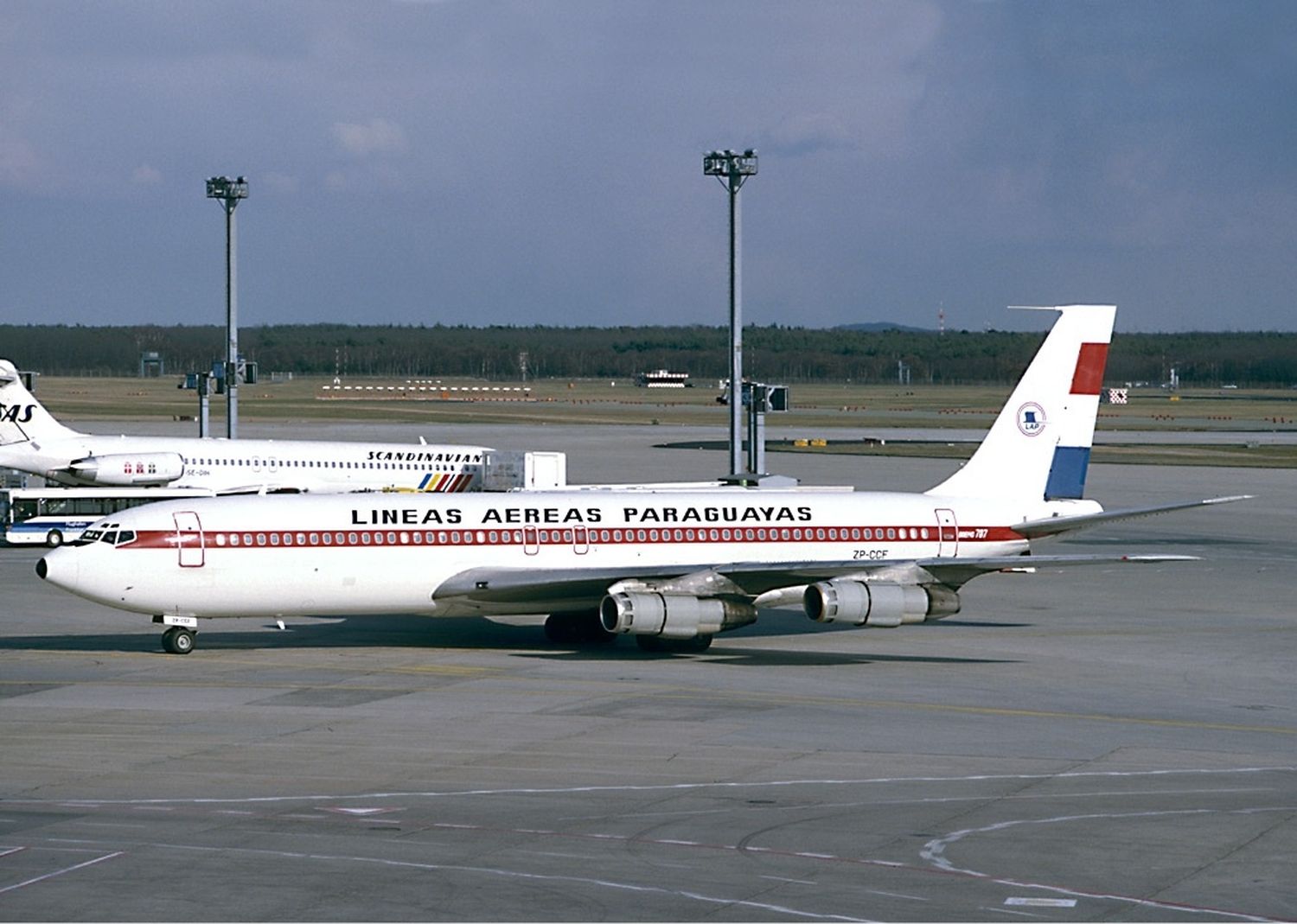 #TBT: Líneas Aéreas Paraguayas (LAP) flights between Paraguay, Spain, Belgium and Germany in 1986