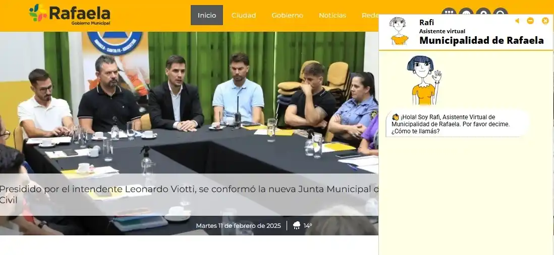 ¿Cuáles son los principales canales de comunicación municipales para los rafaelinos?