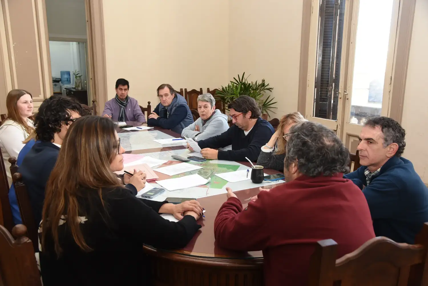 Los trabajadores del volante plantearon sus reclamos y reclamaron igualdad de condiciones.