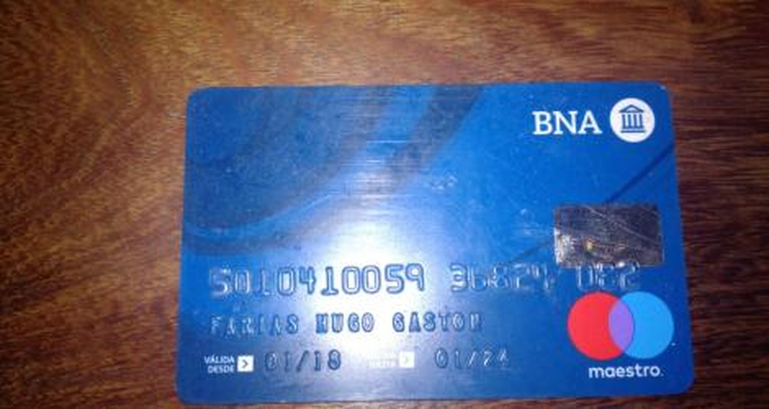 Tarjeta encontrada