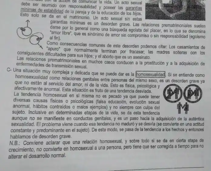 Echaron a un docente por enseñarles textos homofóbicos a sus alumnos
