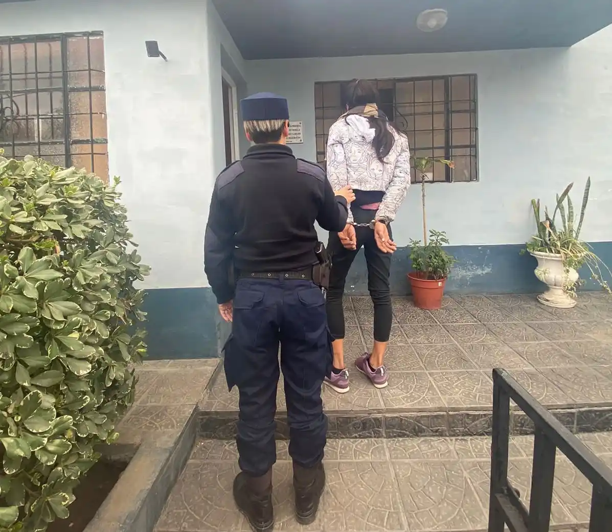 Fue detenida por sustraerle un teléfono celular a un hombre de 79 años