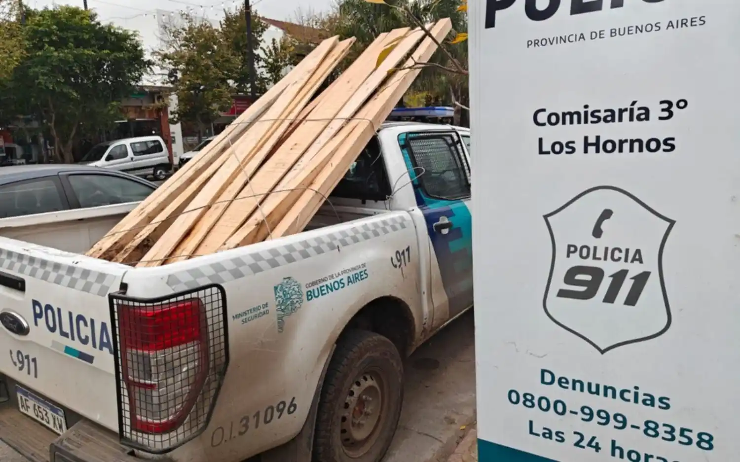 En el caso intervino personal de la COmisaría #° de Los Hornos. Foto: El Día