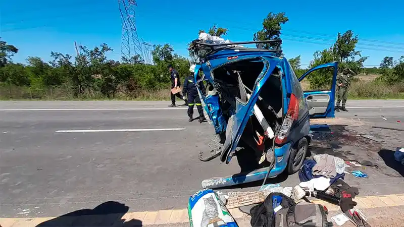 Fatal accidente en Ruta 12: murió un hombre internado y son dos las víctimas