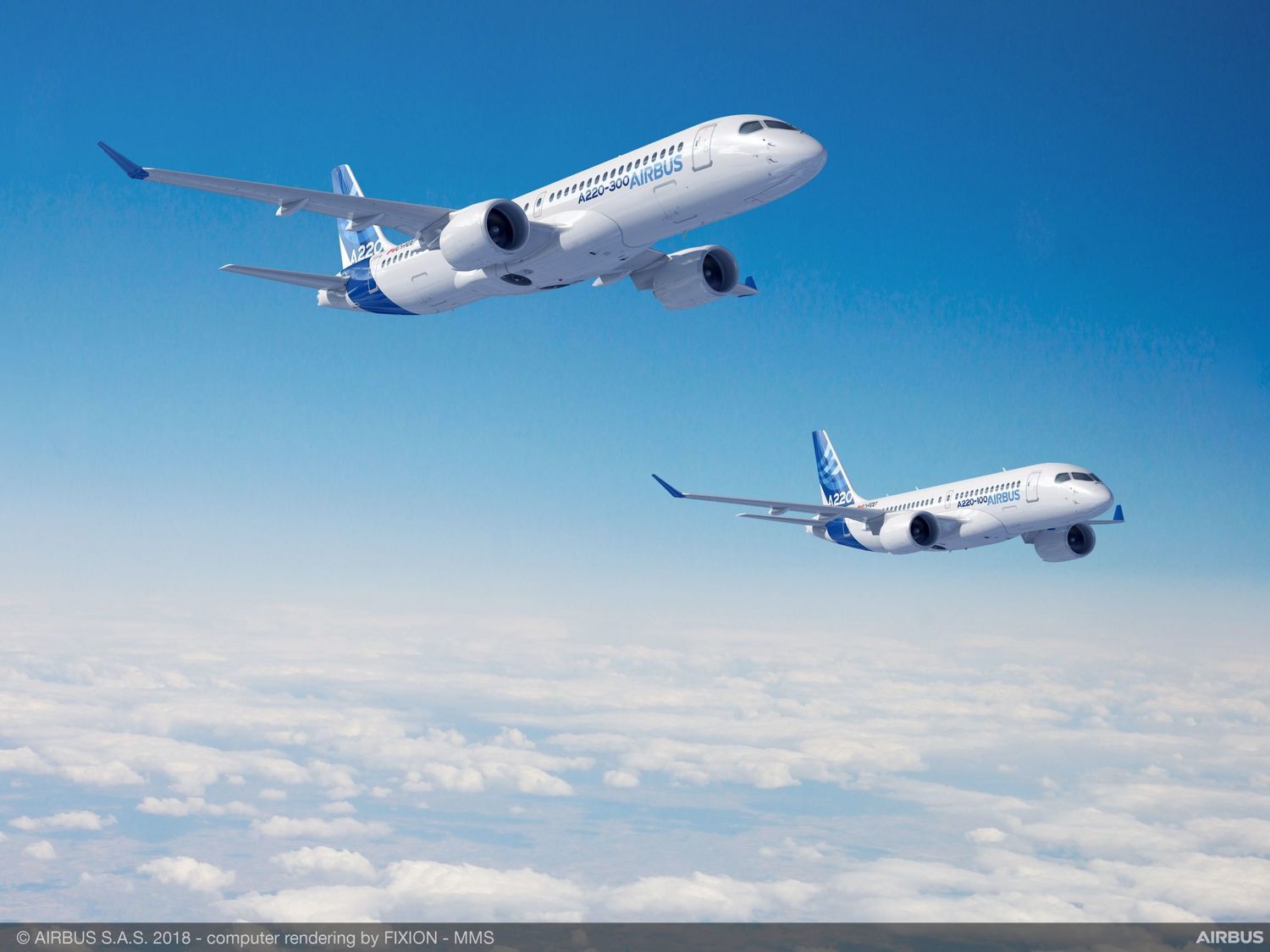 Airbus transfiere servicios de gestión de materiales del A220 a Satair