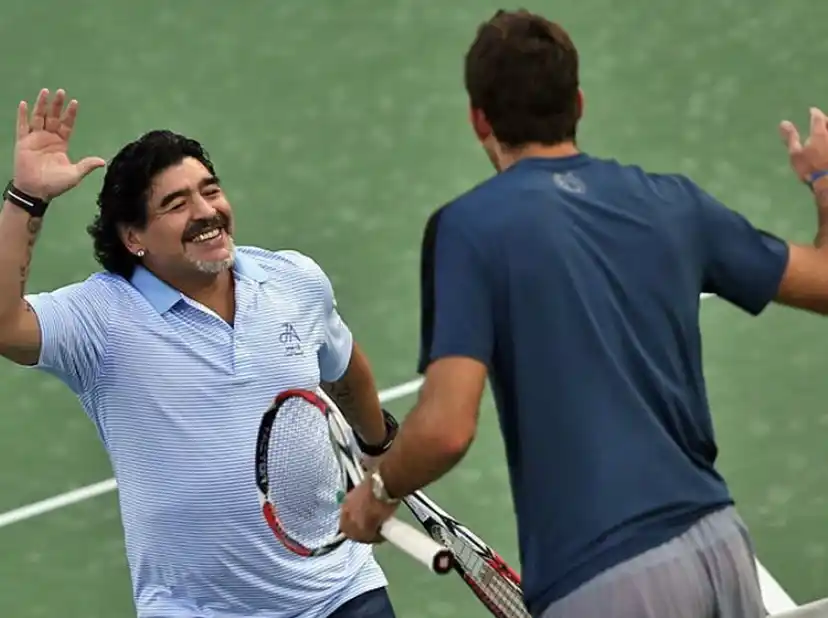 El emotivo mensaje de Del Potro tras la muerte de Maradona