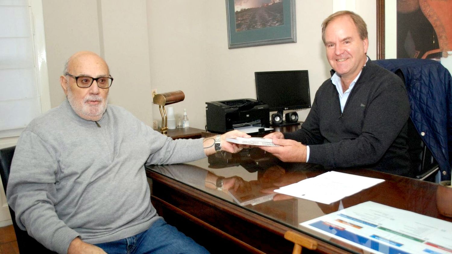 Visita del historiador Juan Florencio Ratti al Concejo