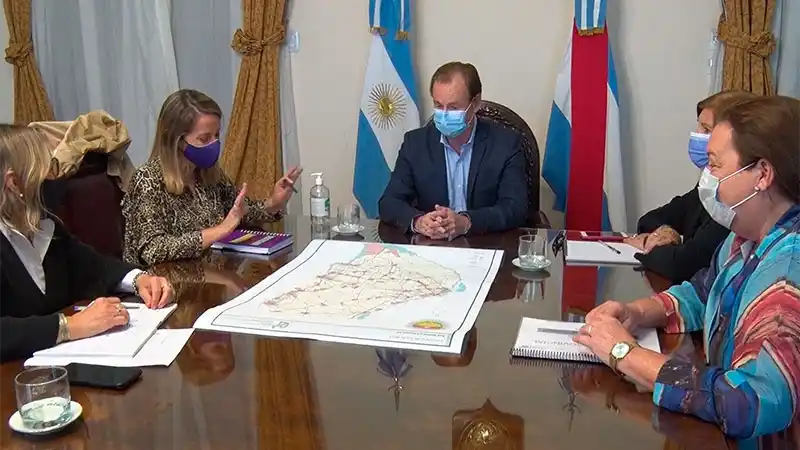 Temporal: "La situación está monitoreada y controlada", afirmó Bordet