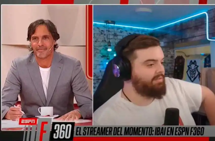 El streamer español, Ibai le respondió a Gustavo López y hasta accedió a dar una nota en la televisión