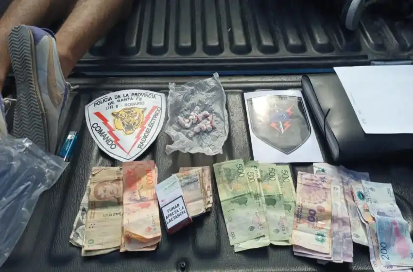 Trataron de escapar de la policía, les encontraron cocaína y terminaron presos