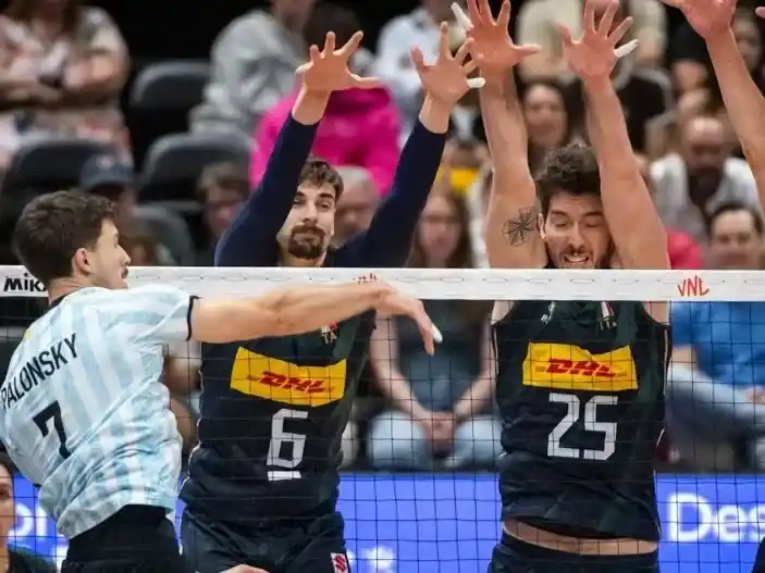 argentina  voley vnl  italia