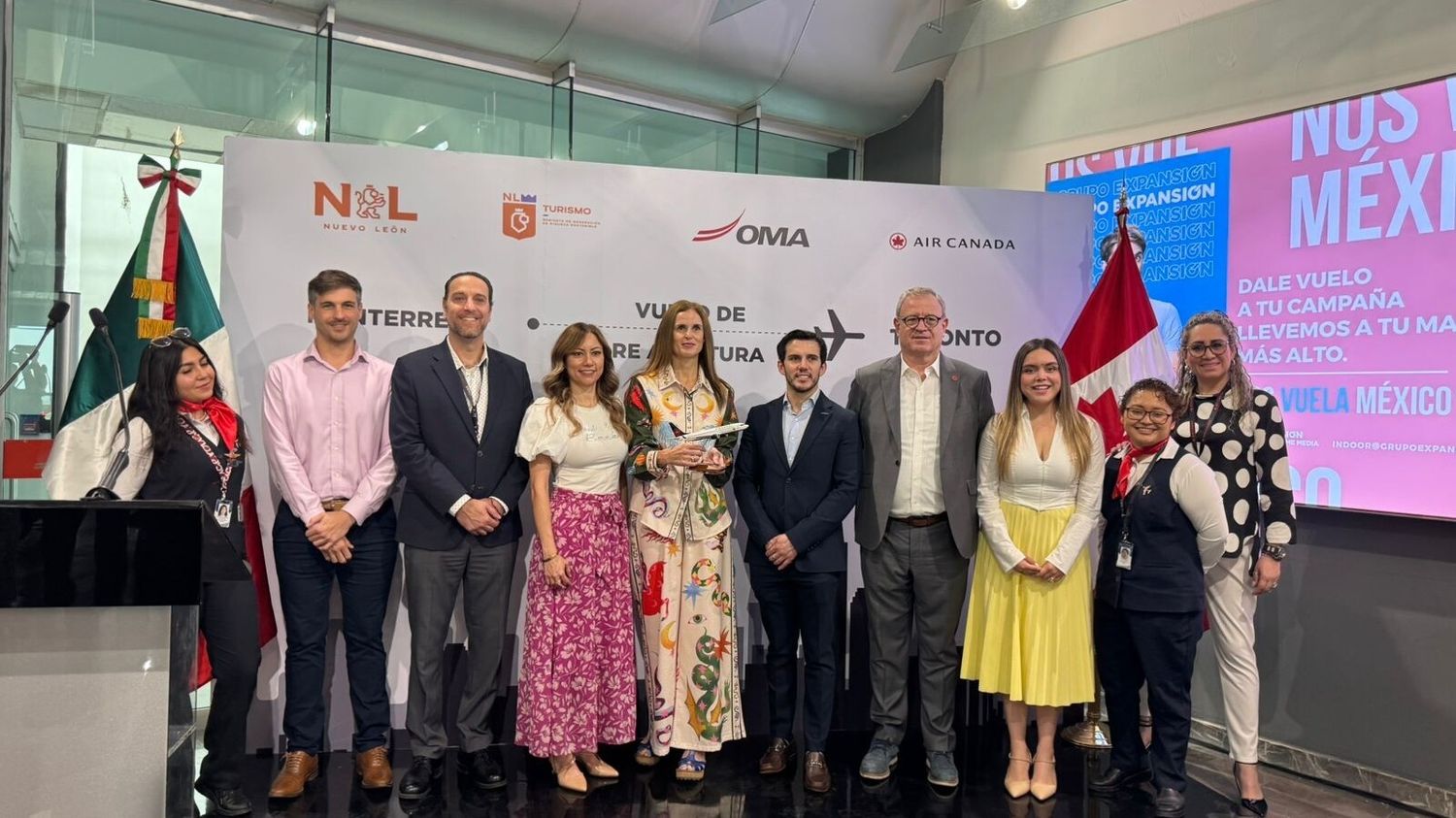 Monterrey recuperó los vuelos sin escalas con Toronto vía Air Canada