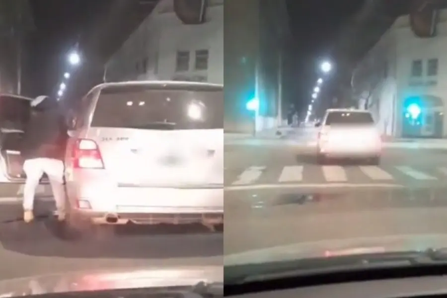 No aguantó: orinó en medio de la calle, quedó filmado y podría ser sancionado