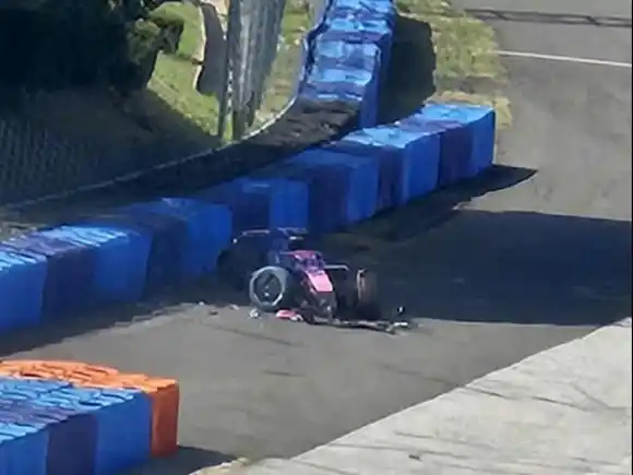 Susto para Franco Colapinto en las pruebas de Alpine en Hungría