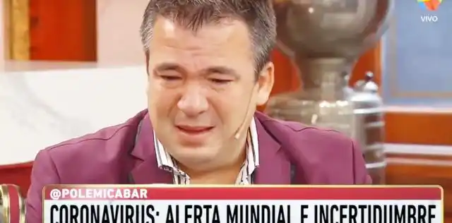 Recondo, entre el llanto y su mensaje a Tinelli